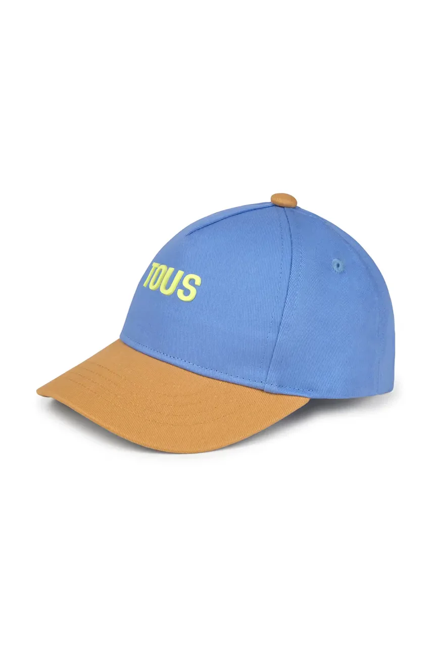TOUS Детска памучна шапка с козирка Cap