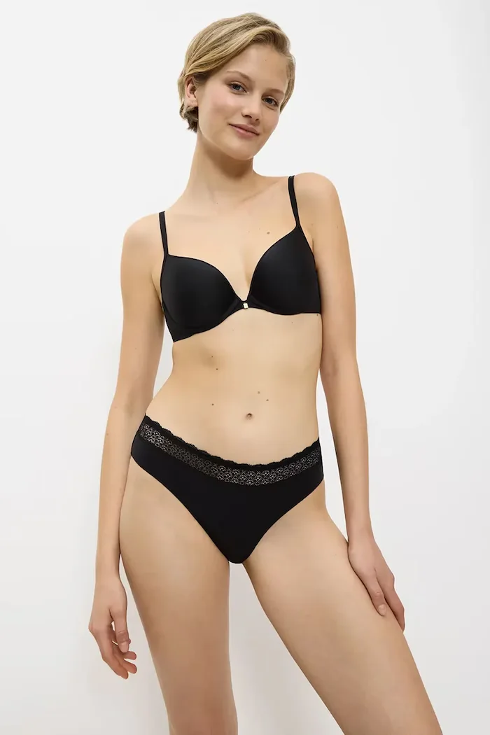 Triumph Бикини Feel of Modal в черно 10214403