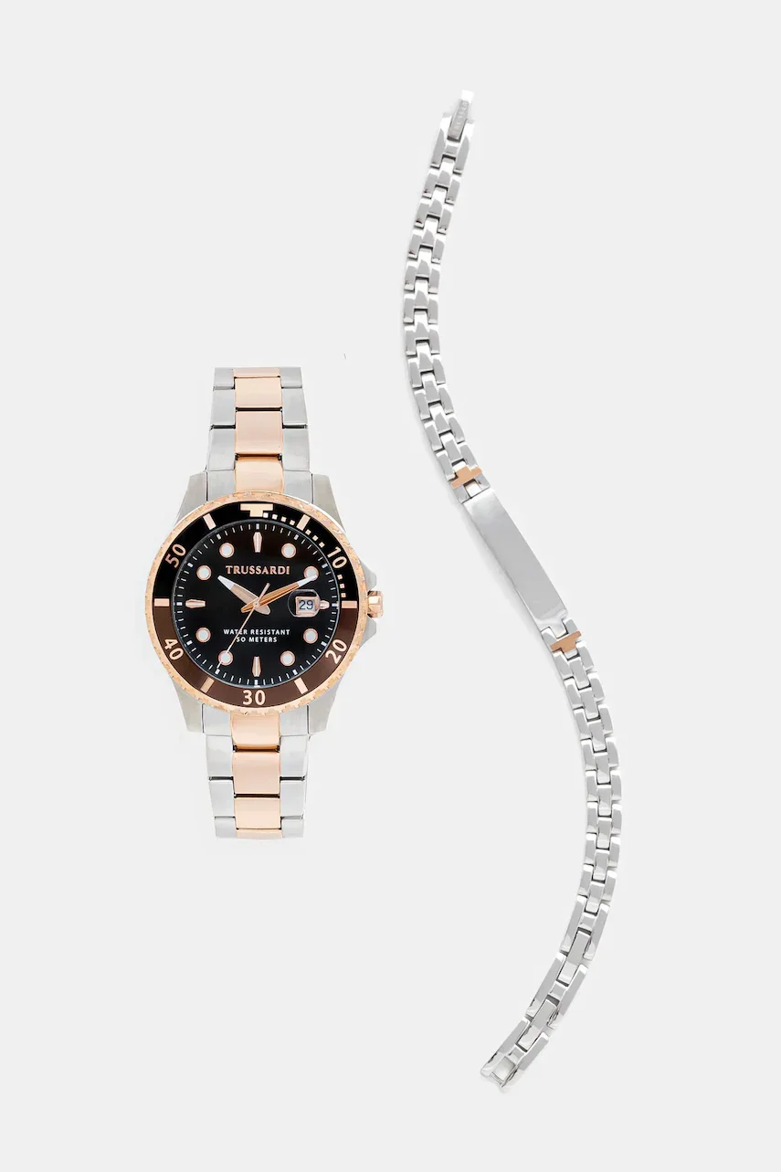 Trussardi Часовник и гривна CITY LIFE