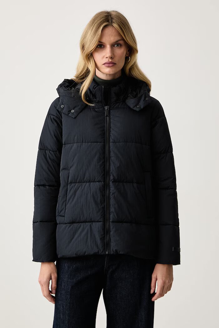 Trussardi капитонирано яке дамско черно F021A000505N