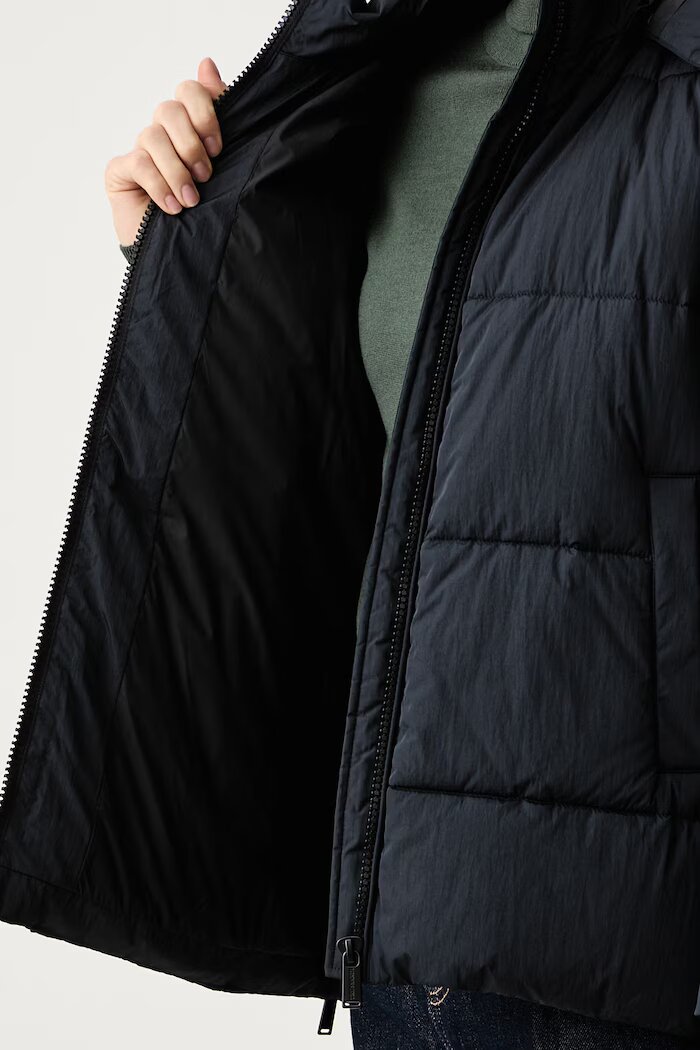 Trussardi капитонирано яке дамско черно F021A000505N