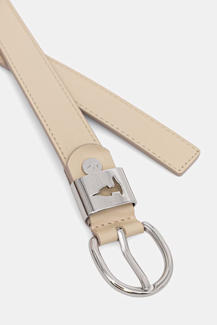 Trussardi колан дамски от кожа бежов B344B000041N