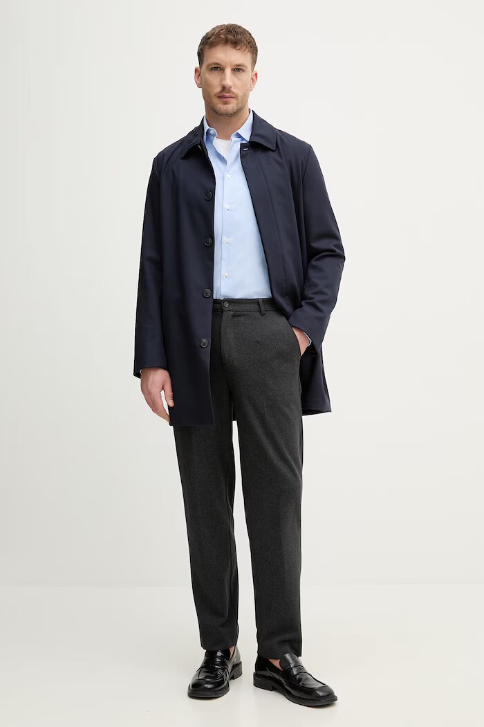 Trussardi тениска мъжка от памук с еластан бяла G0228000123N