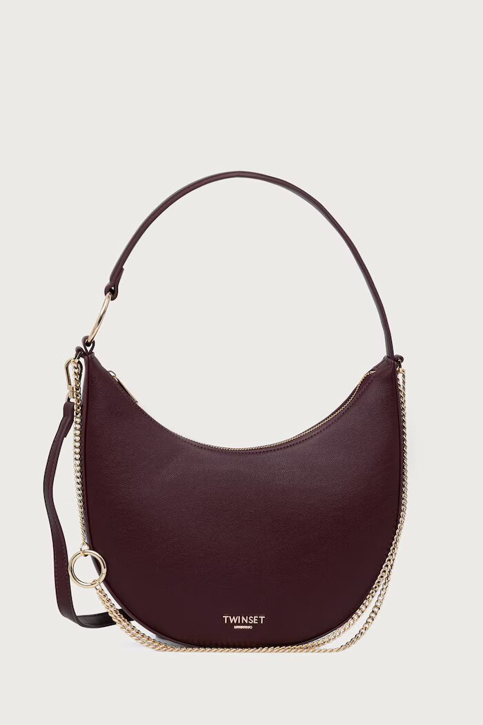 Twinset чанта crossbody дамска бордо 262TD8013