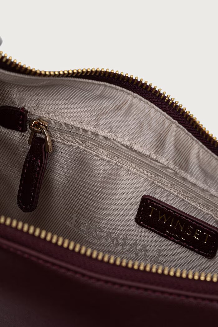 Twinset чанта crossbody дамска бордо 262TD8013