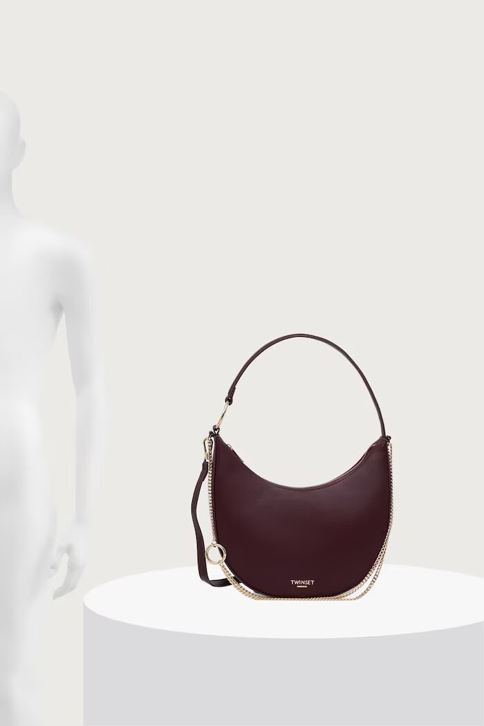 Twinset чанта crossbody дамска бордо 262TD8013