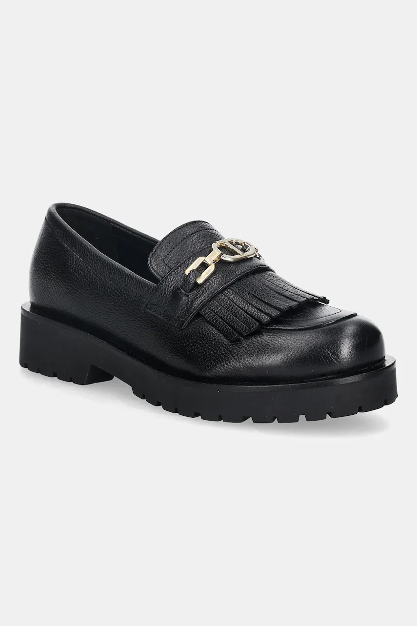 Twinset Кожени мокасини