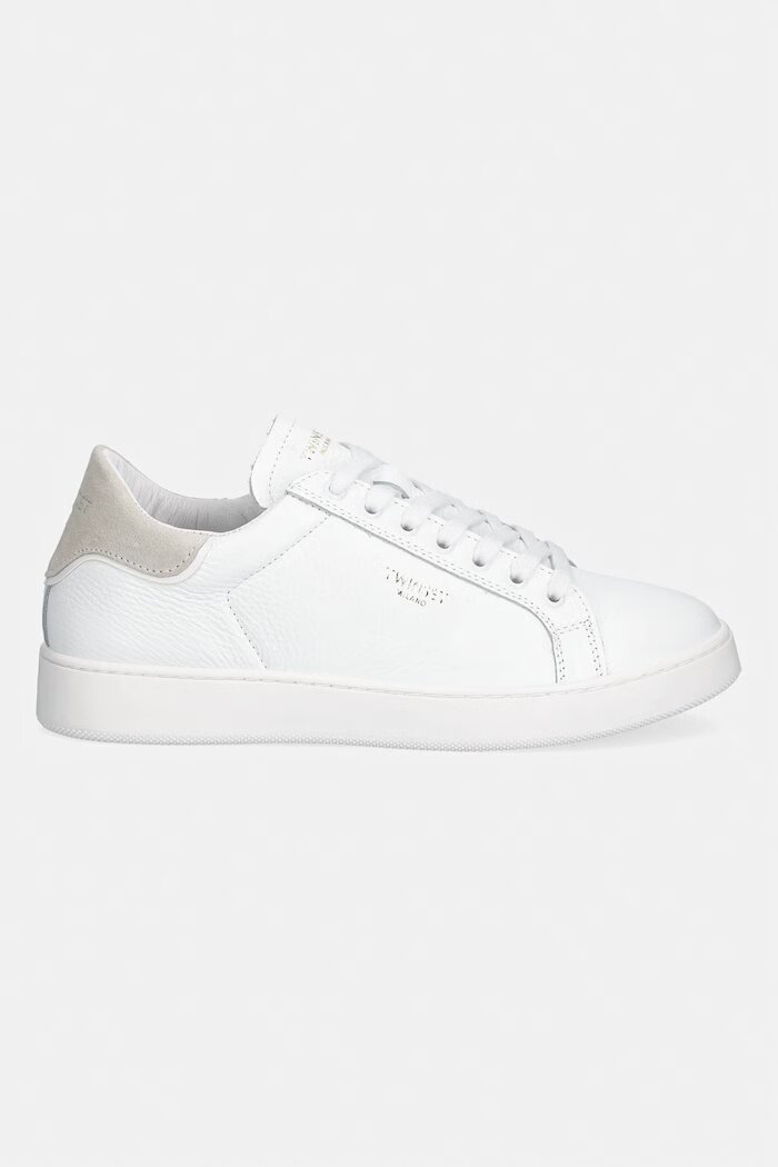 Twinset маратонки дамски от кожа бели 261TGT126