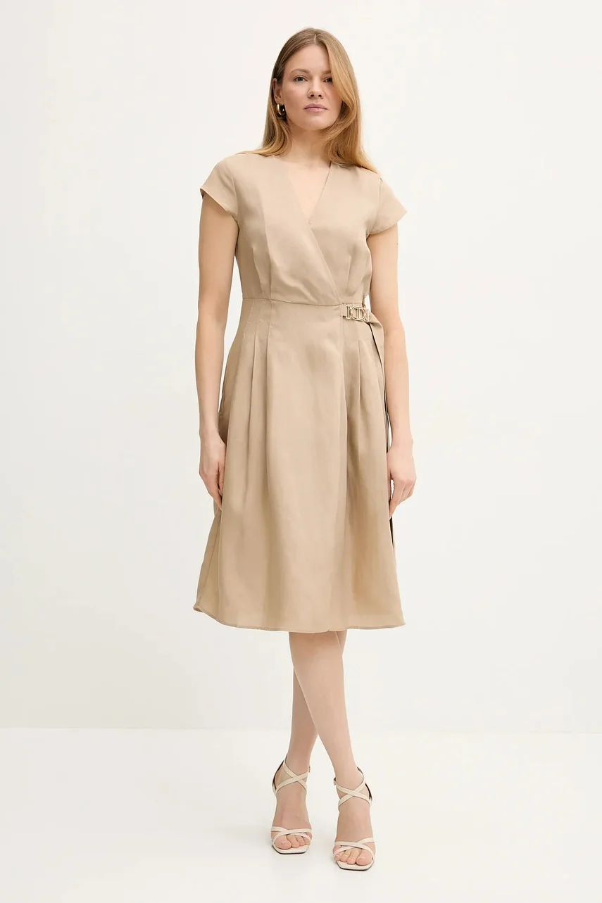 Twinset Рокля с лен