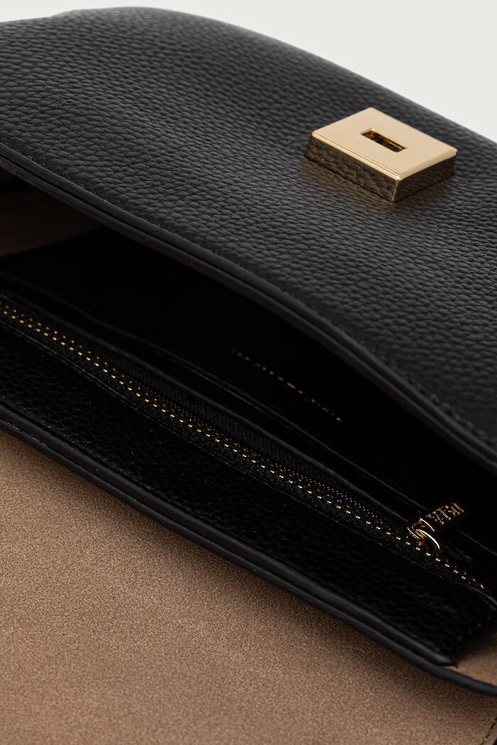 U.S. Polo Assn. чанта crossbody дамска от имитация на кожа ASCOT черна BIU269327WVP