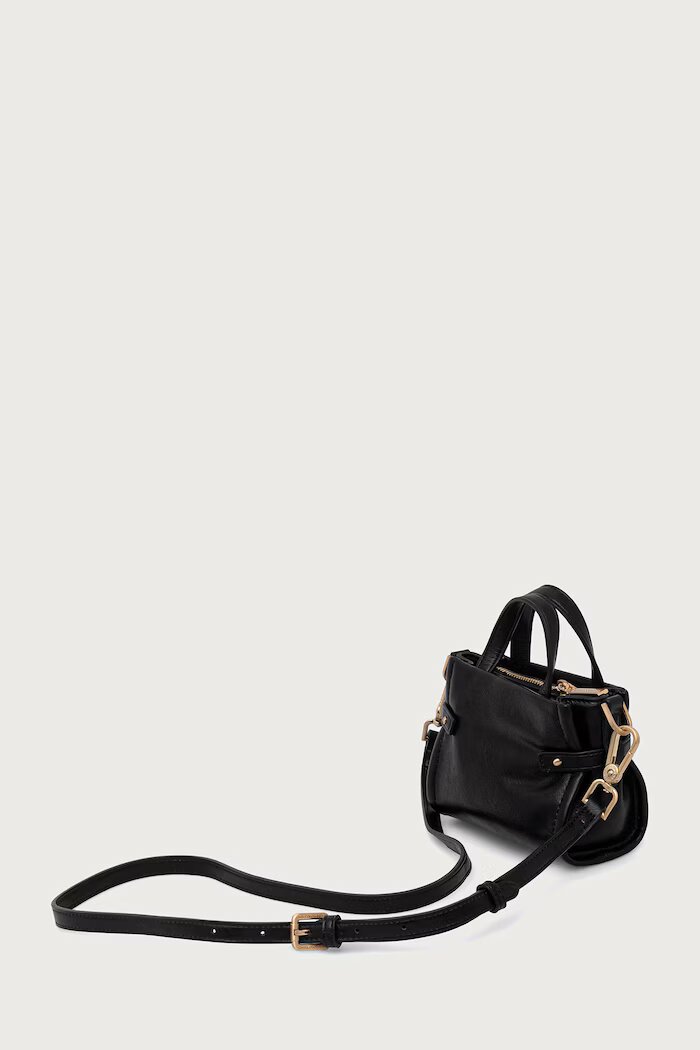 U.S. Polo Assn. чанта crossbody дамска от имитация на кожа CLANMAGHERY черна BIU269318WVP