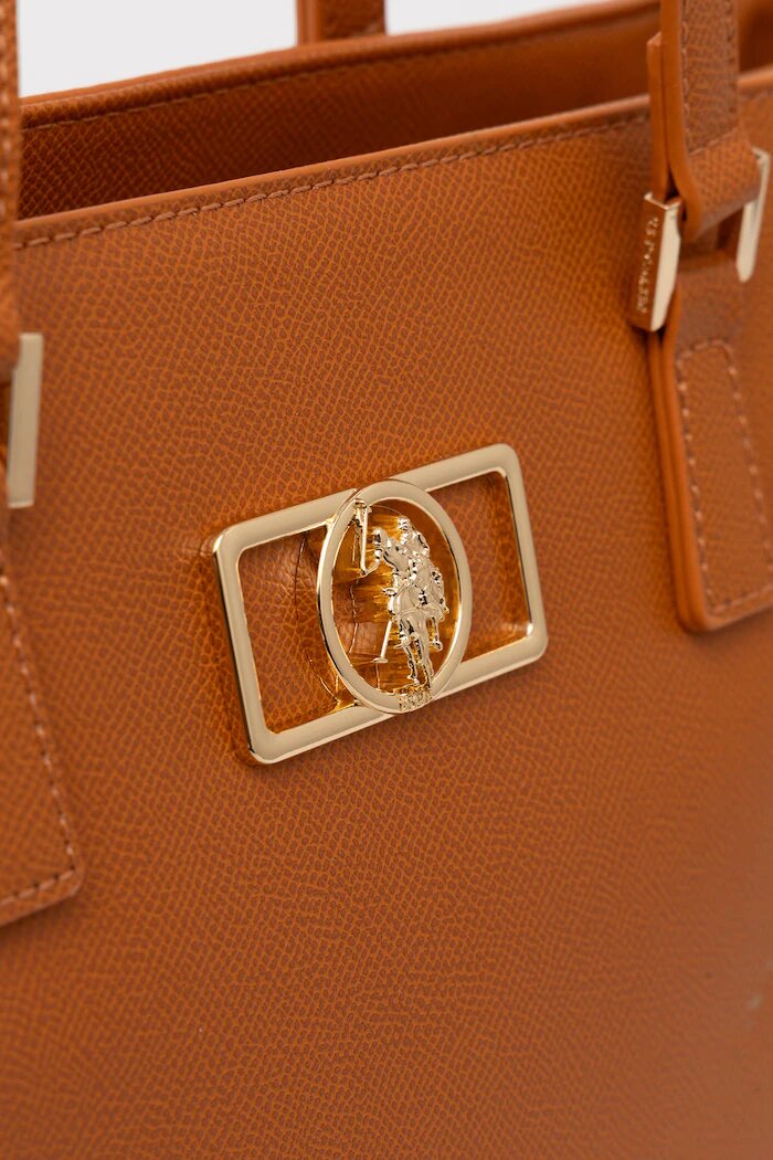 U.S. Polo Assn. Чанта crossbody дамска от имитация на кожа JONES CHIC оранжева BEUXT8674WVP521