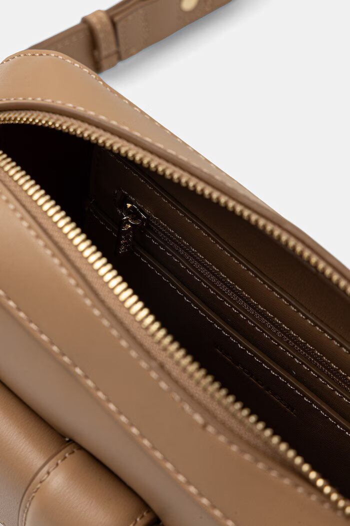 U.S. Polo Assn. чанта crossbody дамска от имитация на кожа MARGARET бежова BEUMF9046WVP