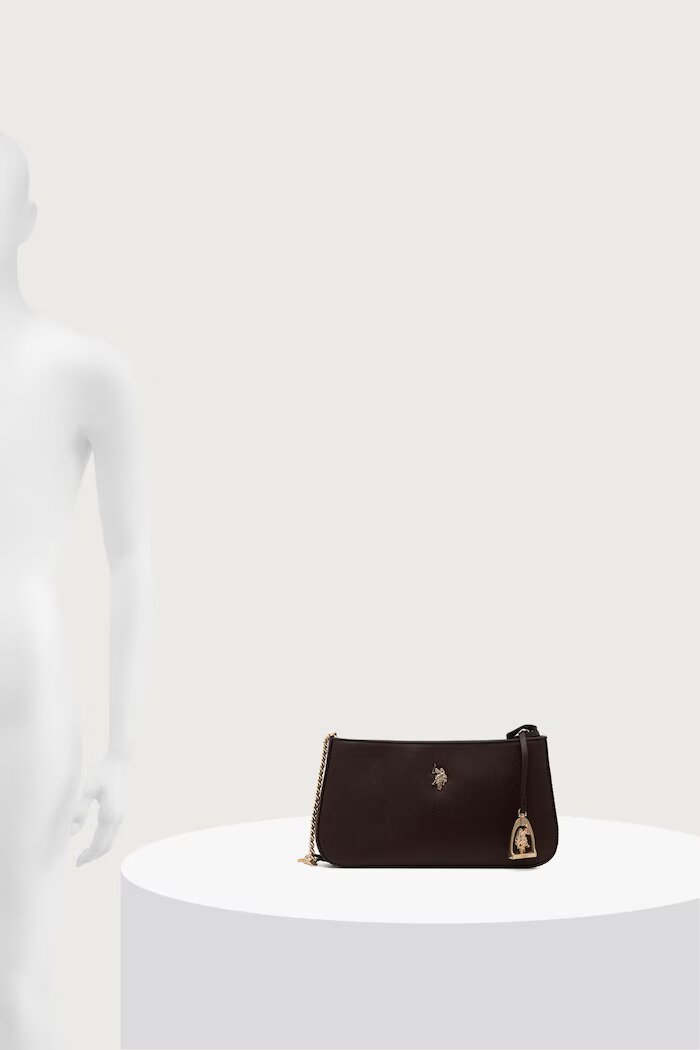 U.S. Polo Assn. чанта дамска от имитация на кожа Jones кафява BEUJE8663WVP