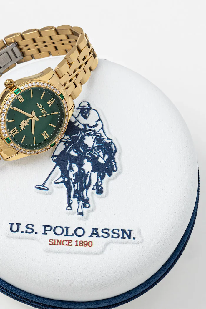 U.S. Polo Assn. Часовник GISELLE дамски в златисто USP8324GR