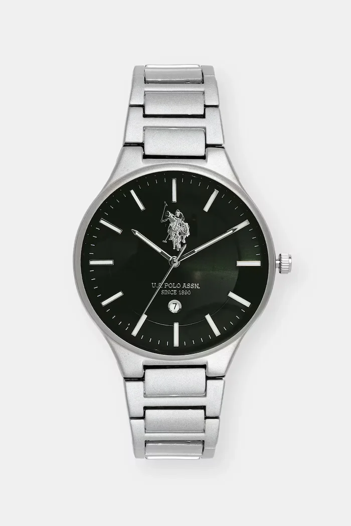 U.S. Polo Assn. Часовник JORDAN мъжки в сребристо USP7182GR