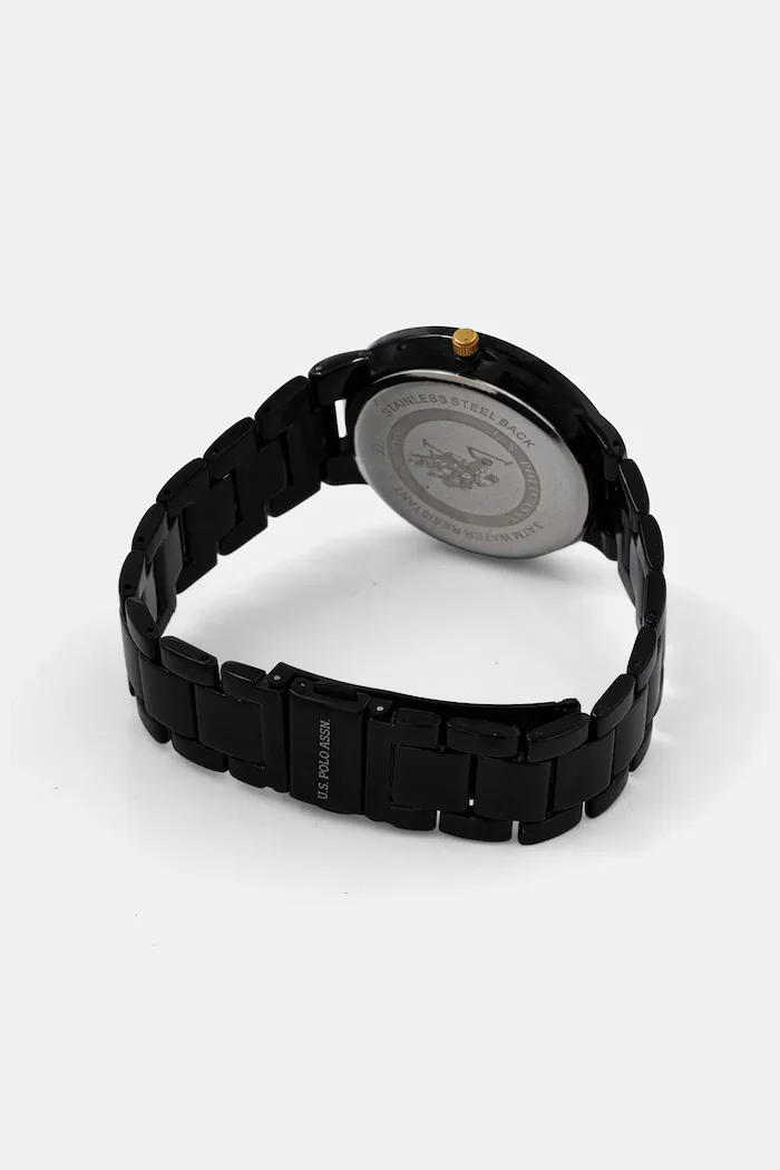 U.S. Polo Assn. Часовник LOGAN мъжки в черно USP4891YG