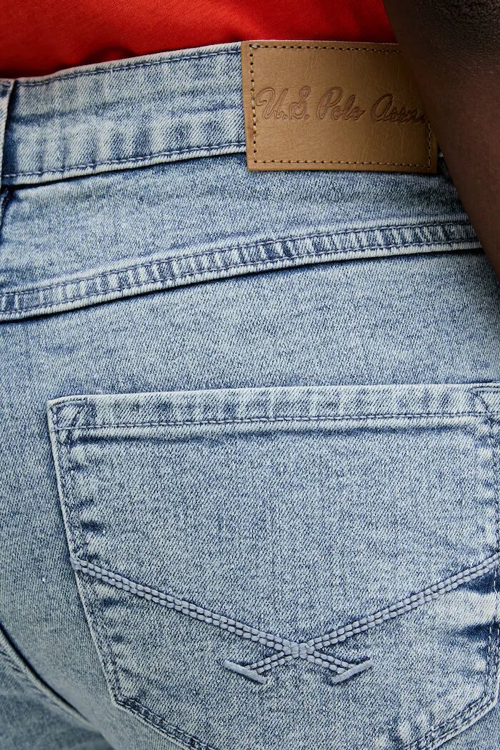 U.S. Polo Assn. дънки прави дамски USPA LONG LEG STRAIGHT FIT сини WUP0104-S01