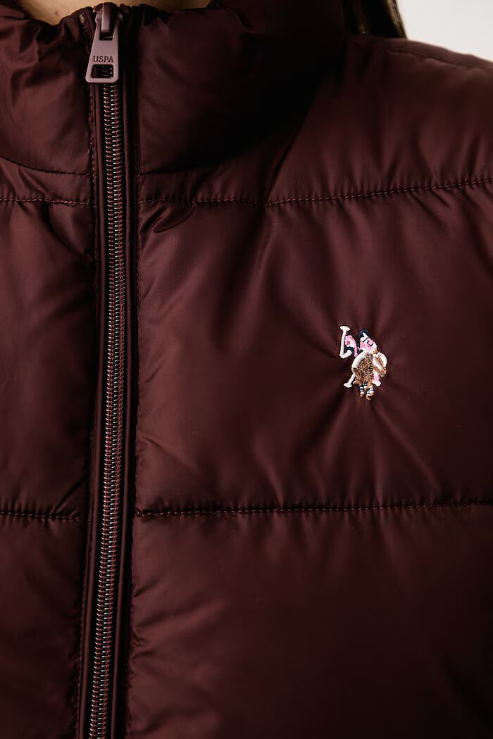U.S. Polo Assn. елек дамски LIGHTWEIGHT PUFFER GILET кафяв WUP2095