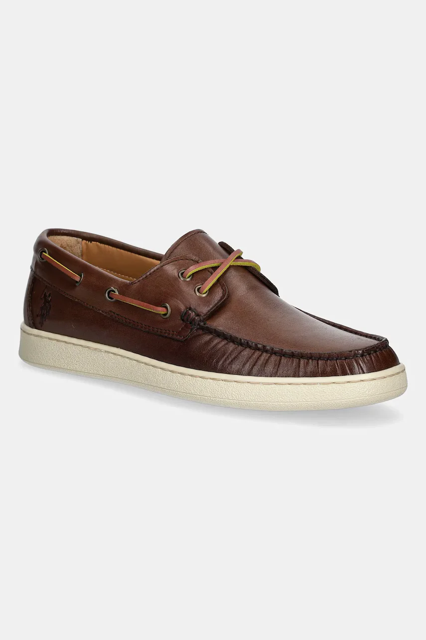 U.S. Polo Assn. Кожени мокасини MIGUEL001M/5L1 MIGUEL