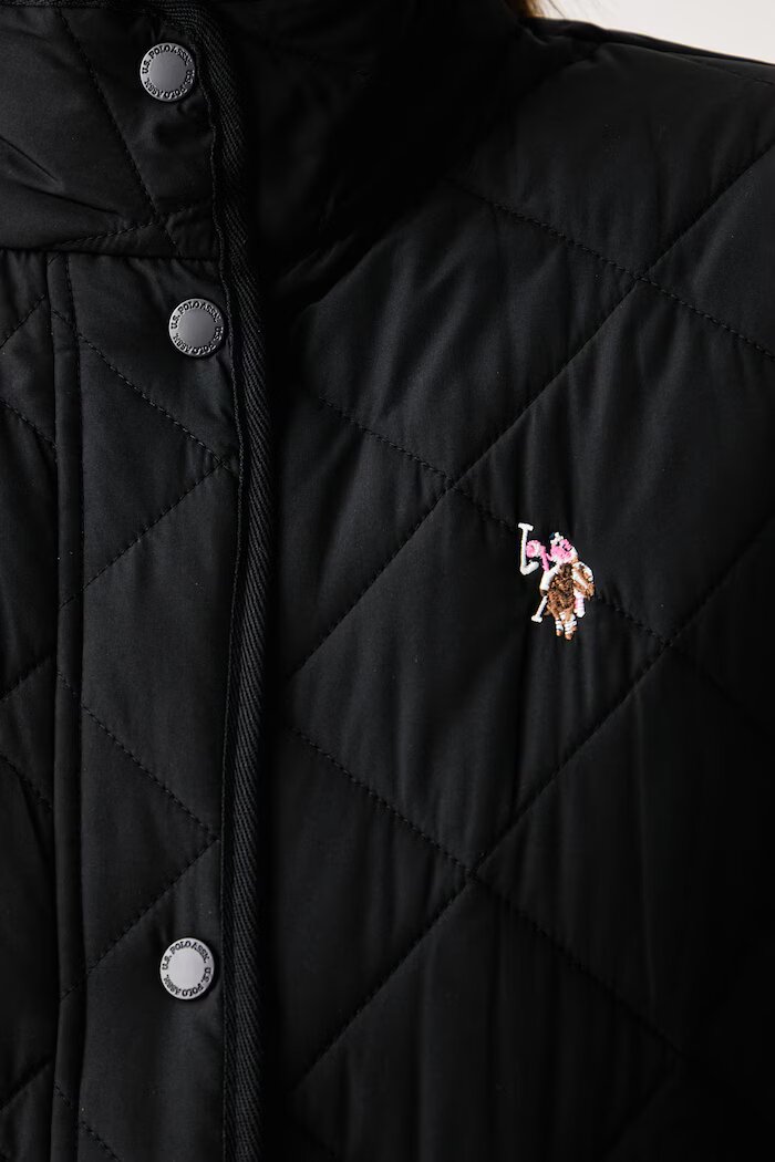 U.S. Polo Assn. преходно яке дамско QUILTED JACKET черно WUP2261
