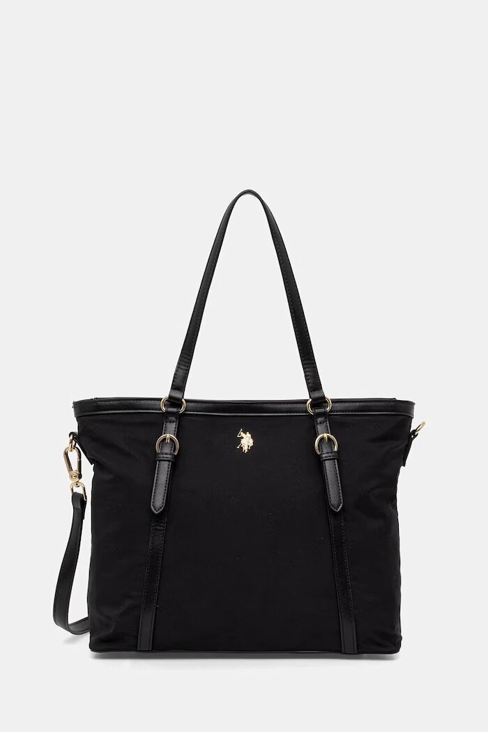 U.S. Polo Assn. Шопинг чанта дамска черна