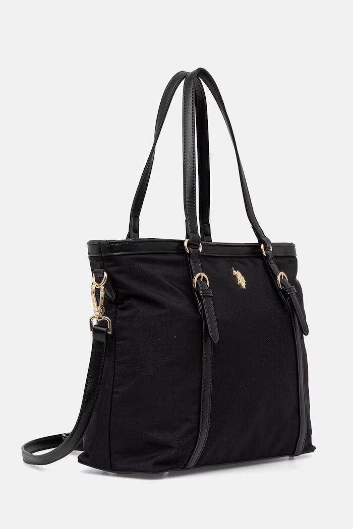 U.S. Polo Assn. Шопинг чанта дамска черна