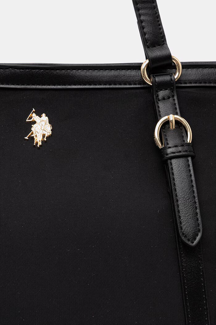U.S. Polo Assn. Шопинг чанта дамска черна