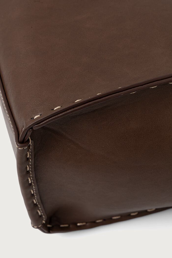 U.S. Polo Assn. шопинг чанта дамска от имитация на кожа MIDDLETON кафява BIU0M8869WVP