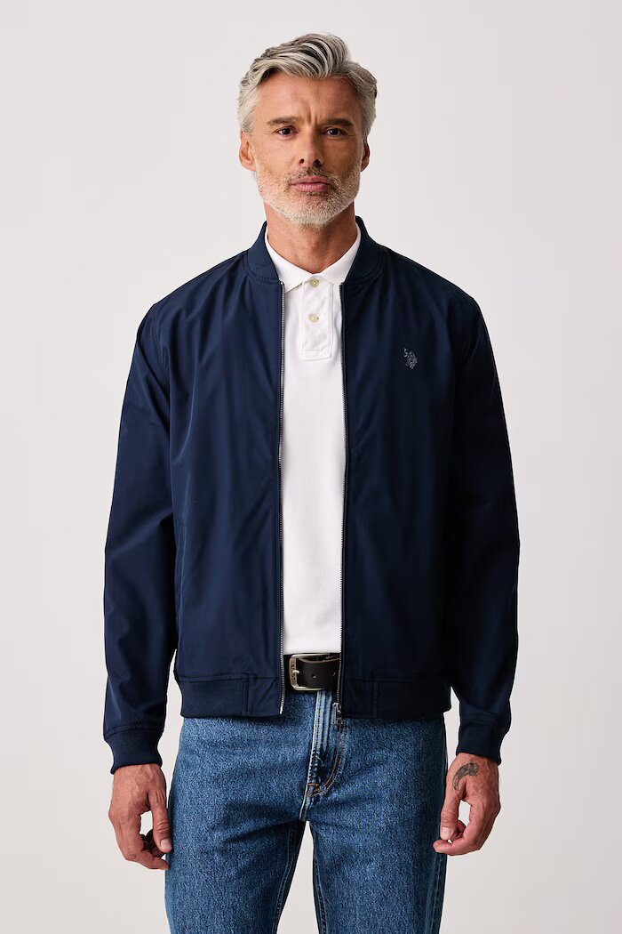 U.S. Polo Assn. яке бомбър мъжко SMART тъмносиньо MUP4689