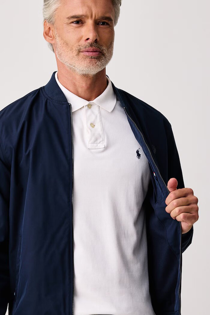 U.S. Polo Assn. яке бомбър мъжко SMART тъмносиньо MUP4689
