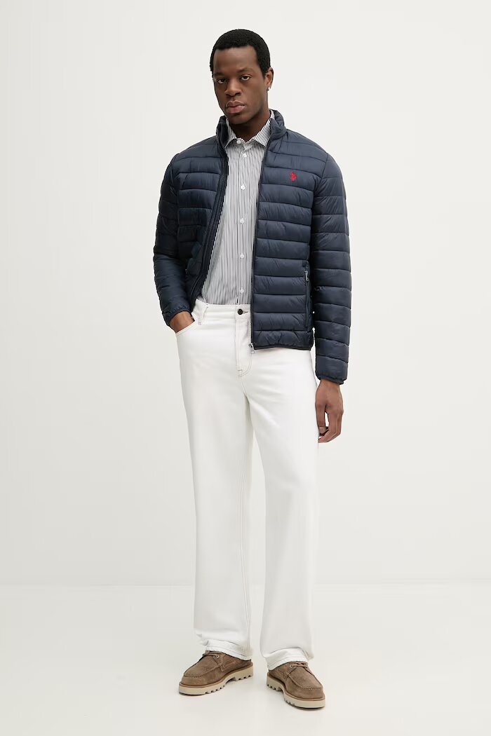 U.S. Polo Assn. яке мъжко LIGHTWEIGHT BOUND QUILTED тъмносиньо MUP3905