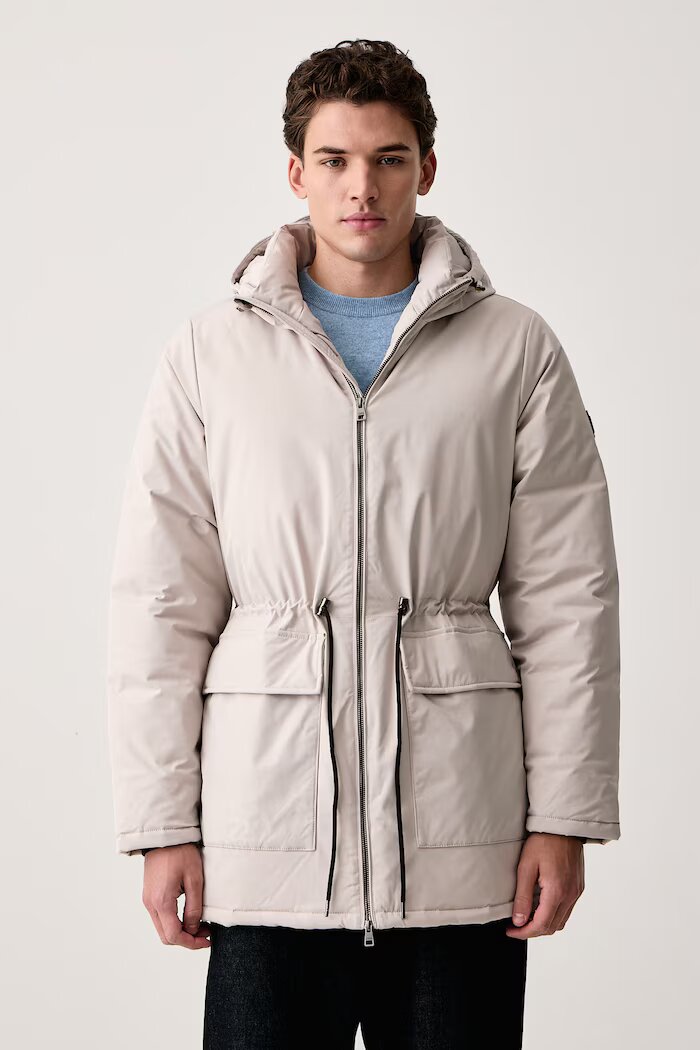 U.S. Polo Assn. яке мъжко SMART LONGLINE PADDED PARKA кафяво MUP5446