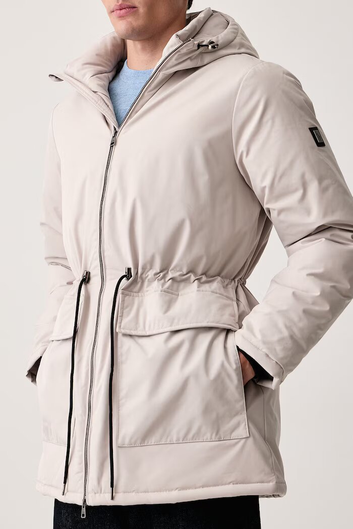 U.S. Polo Assn. яке мъжко SMART LONGLINE PADDED PARKA кафяво MUP5446