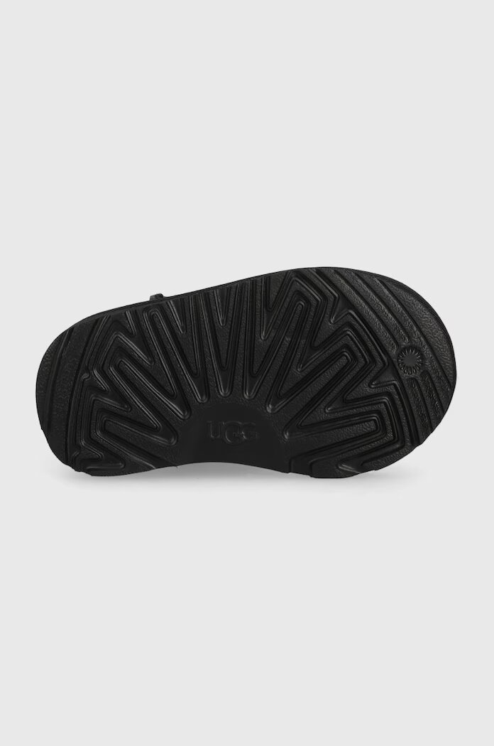 UGG апески за деца от велур CLASSIC ULTRA MINI черни 1130750T