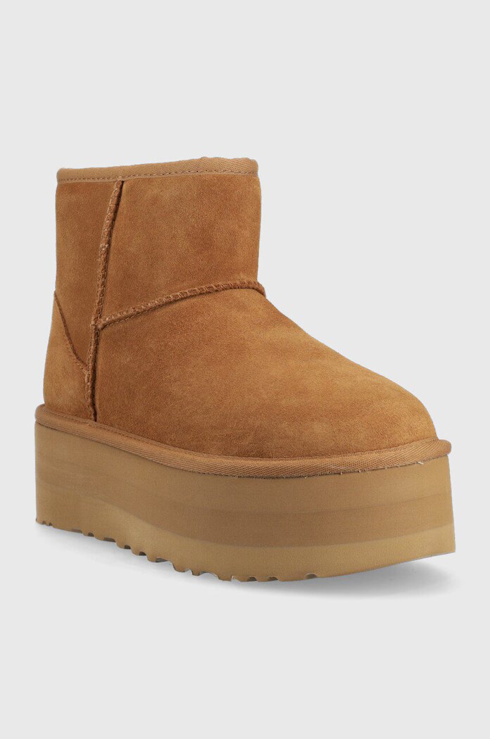 UGG Апрески Classic Mini Platform в кафяво 1134991.CHE