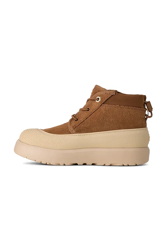 UGG апрески за деца от велур NEUMEL WEATHER HYBRID кафяви 1171299K