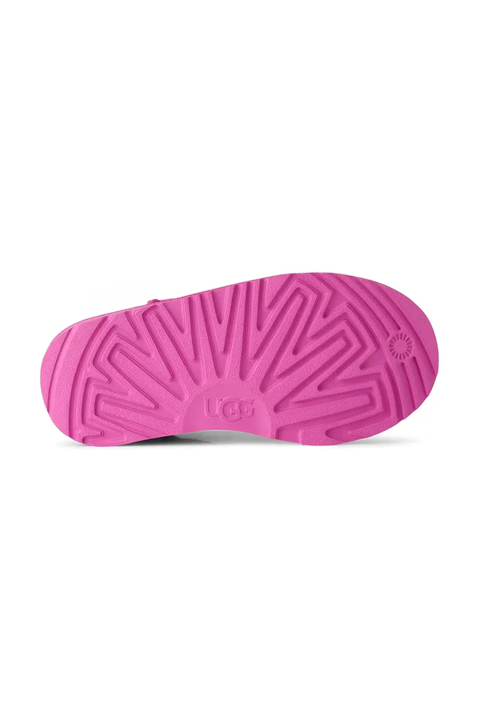 UGG апрески зимни обувки за деца от велур CLASSIC ULTRA MINI розови 1130750K