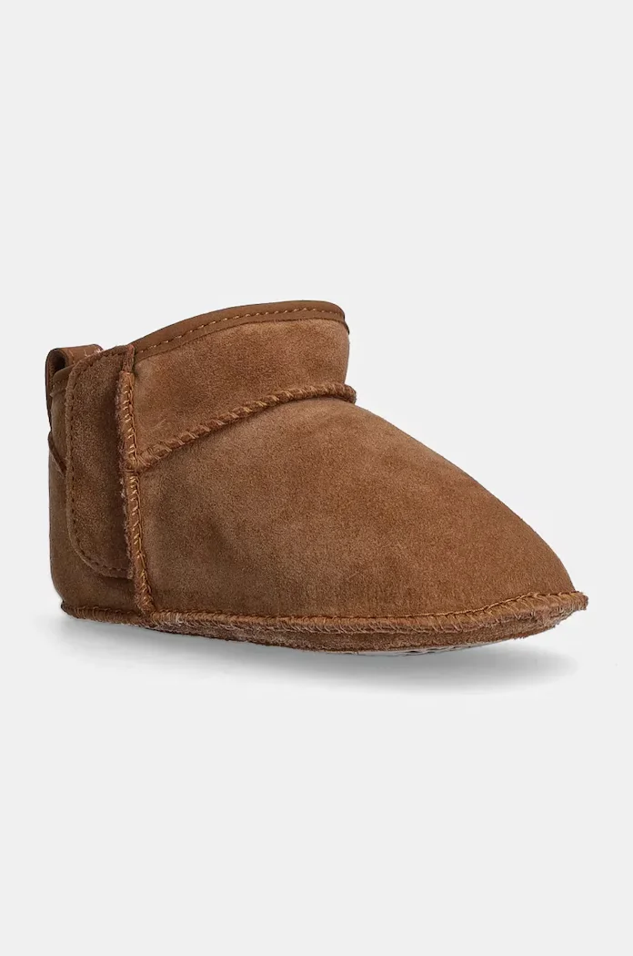 UGG Бебешки велурени обувки BABY CLASSIC ULTRA MINI в кафяво 1157690I
