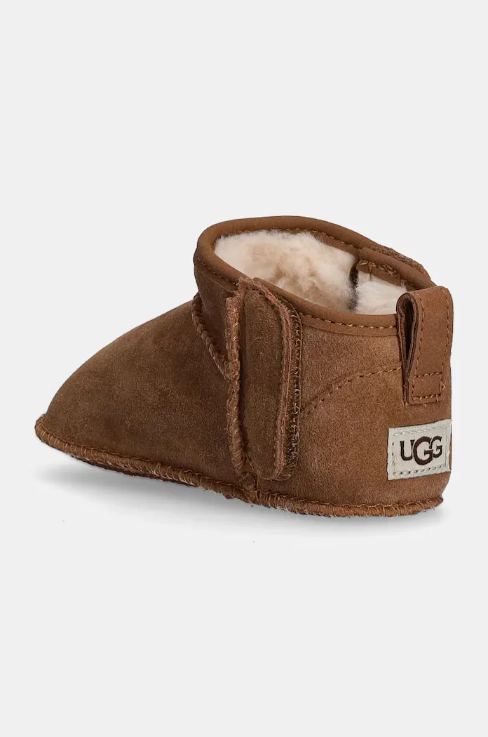 UGG Бебешки велурени обувки BABY CLASSIC ULTRA MINI в кафяво 1157690I