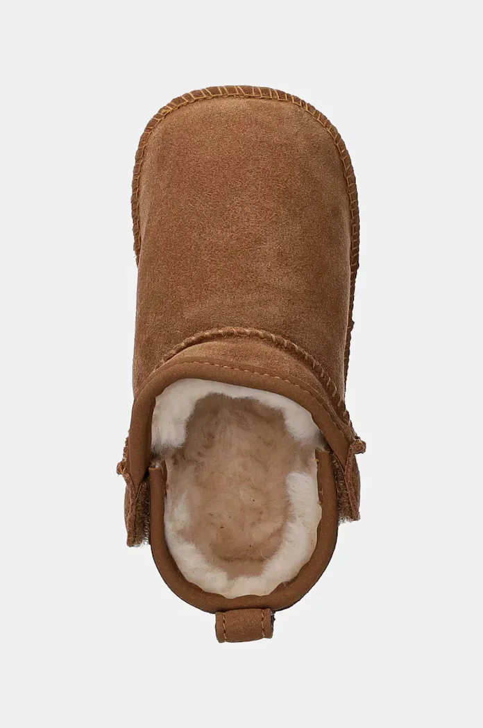 UGG Бебешки велурени обувки BABY CLASSIC ULTRA MINI в кафяво 1157690I