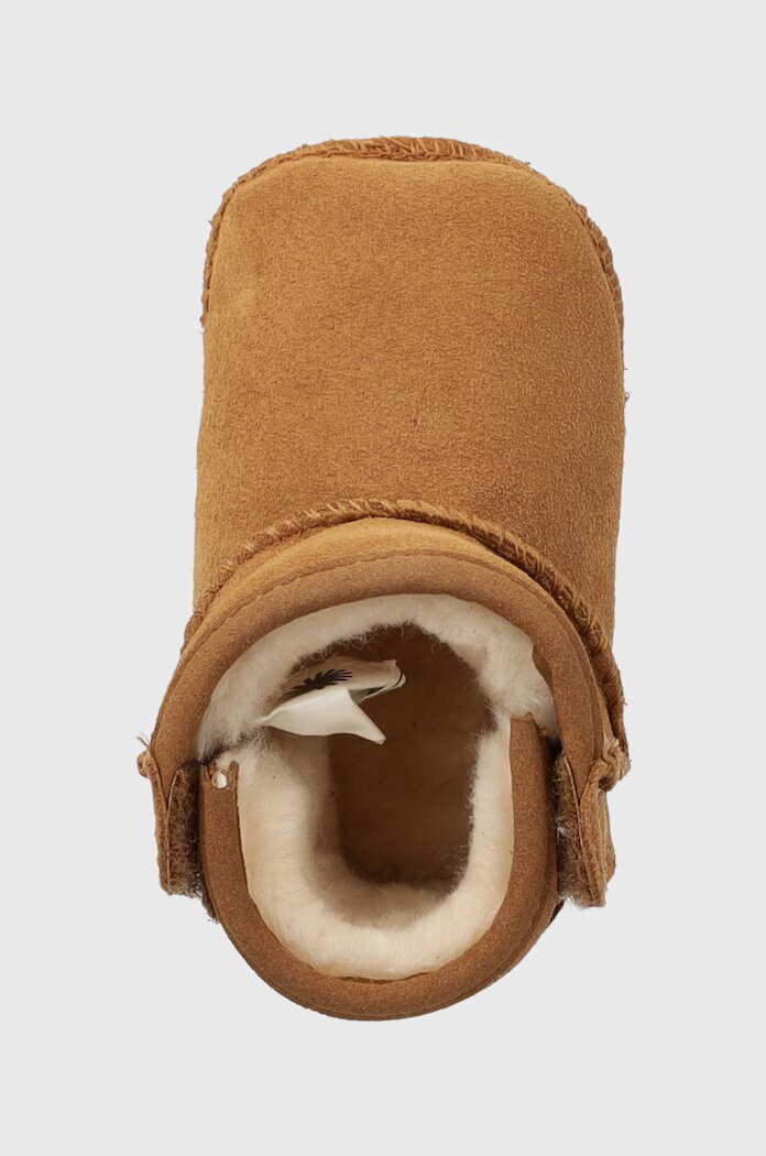 UGG Бебешки велурени обувки I BABY CLASSIC в бежово