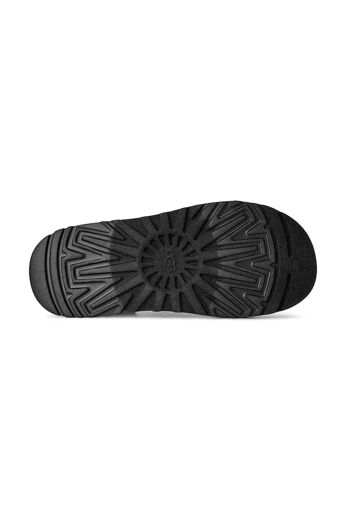 UGG чехли дамски W Goldenglow Suede Clog черни 1180256.BLK