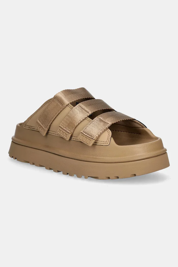 UGG Чехли Goldenglow Slide в кафяво с платформа 1167430-DND