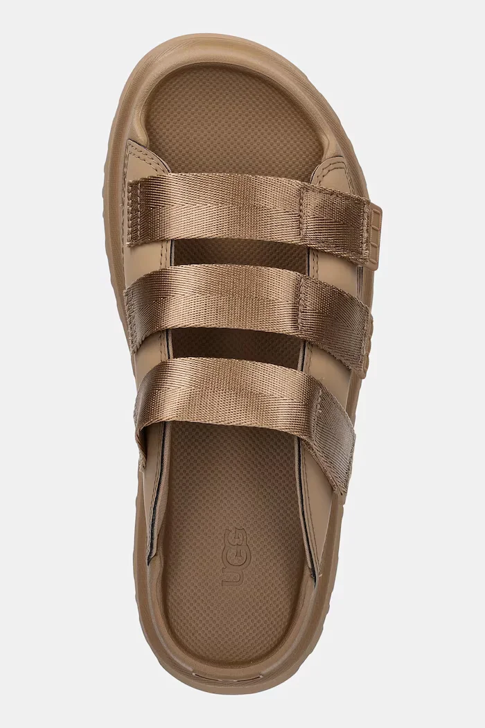 UGG Чехли Goldenglow Slide в кафяво с платформа 1167430-DND