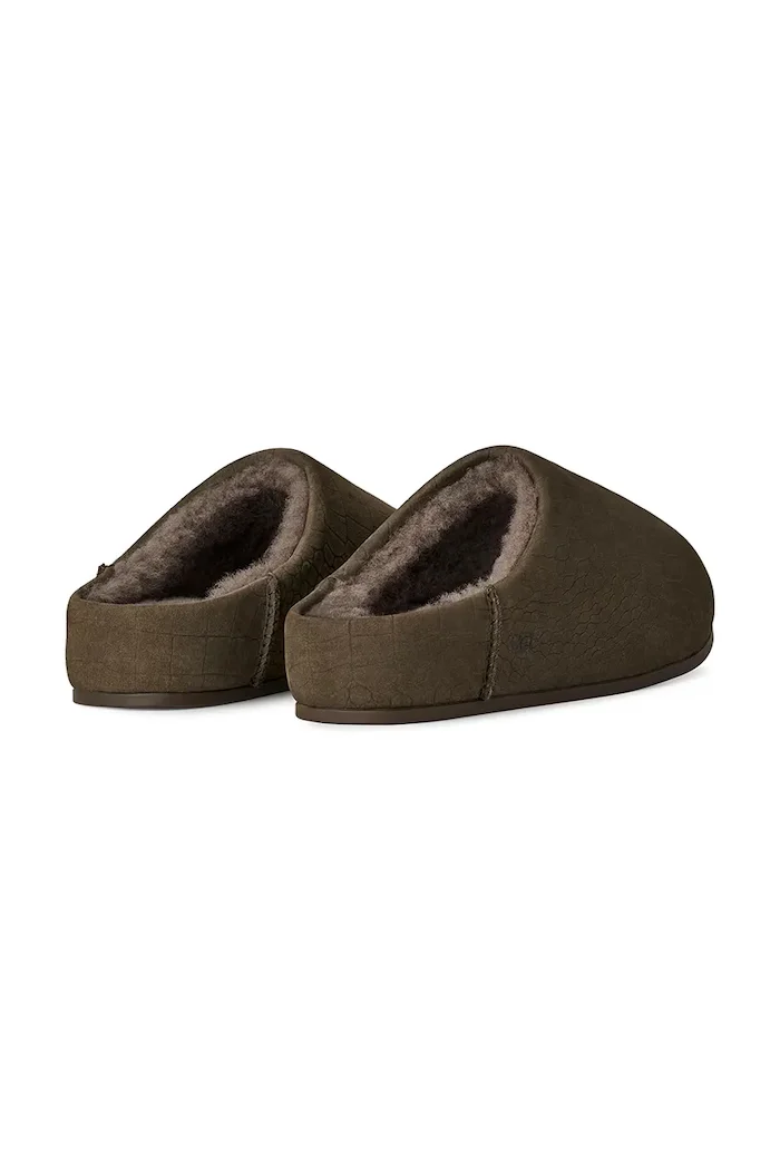 UGG Чехли от набук W Elea Embossed Slip-On в кафяво 1178610.DNSS