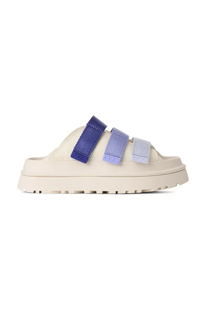 UGG Чехли W Goldenglow Slide в бежово с платформа 1167430.BTTM