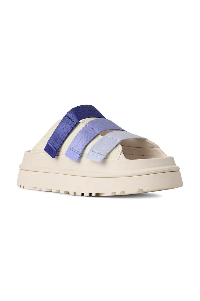 UGG Чехли W Goldenglow Slide в бежово с платформа 1167430.BTTM