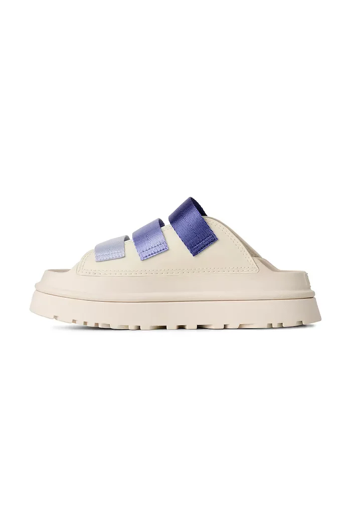 UGG Чехли W Goldenglow Slide в бежово с платформа 1167430.BTTM