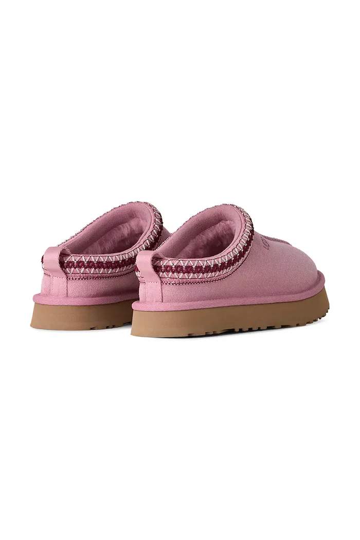 UGG чехли за деца от велур K TAZZ розови 1143776K